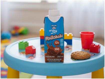 Imagem de Bebida Láctea UHT com 12g de Proteínas +Mu Chocolate sem Lactose 250ml 12 Unidades