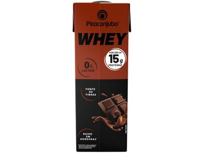 Imagem de Bebida Láctea UHT com 15g de Proteína Piracanjuba - Whey 15g Chocolate Zero Lactose 1L