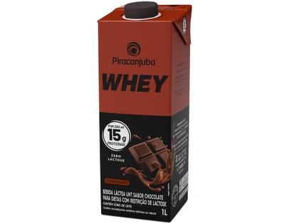 Imagem de Bebida Láctea UHT com 15g de Proteína Piracanjuba - Whey 15g Chocolate Zero Lactose 1L