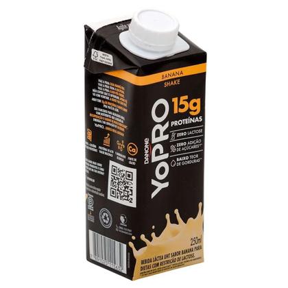 Imagem de Bebida Láctea UHT Sabor Banana Yopro Danone 250ml