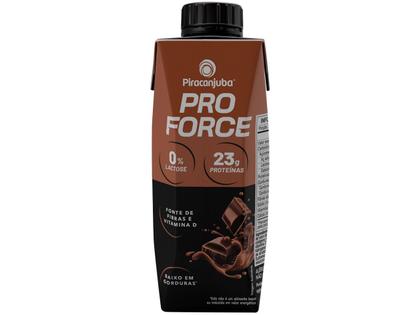 Imagem de Bebida Láctea Zero Lactose ProForce Cacau 23g de Proteína 250ml Piracanjuba