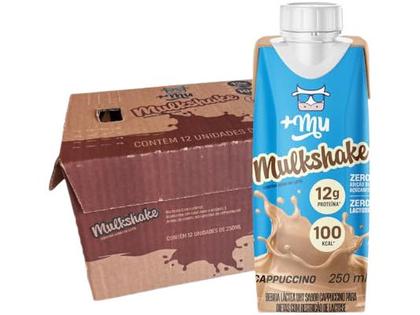Bebida Proteica Mais Mu Mulkshake Sabor Cappuccino 12g de Proteína