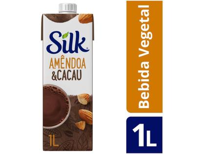Imagem de Bebida Vegetal de Amêndoa e Cacau Silk - 1L