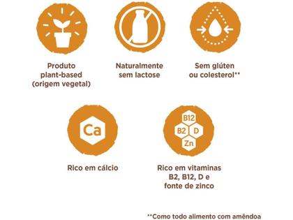 Imagem de Bebida Vegetal de Amêndoa e Cacau Silk - 1L