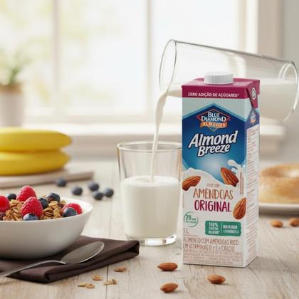 Imagem de Bebida Vegetal de Amêndoas Almond Breeze Original Zero Açúcar 1L