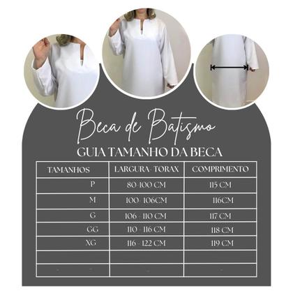 Imagem de Beca de Batismo Kit 6 unidades