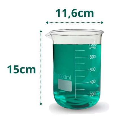 Imagem de Becker Forma Baixa de Vidro Griffin 1000ml