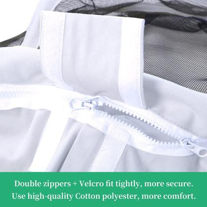 Imagem de Bee Suit LONGADS para crianças com luvas de pele de cabra e capuz de ventilação