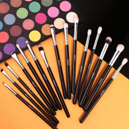 Imagem de BEILI Eye Makeup Brushes 15pcs Eyeshadow Brushes Soft Synthetic-Natural Hair Sombras de Olhos Mistura Corretivos Sobrancelha Eyeliner Professional Make Up Brushes Set