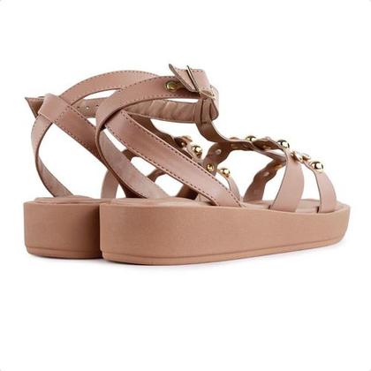 Imagem de Beira Rio Sandália Feminina 8487.210 Flat Com Spike Estilo