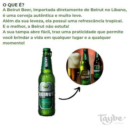 Imagem de Beirut Pilsner Beer 330ml - cerveja libanesa - bebida alcoólica - log neck - Kassatly Chtaura