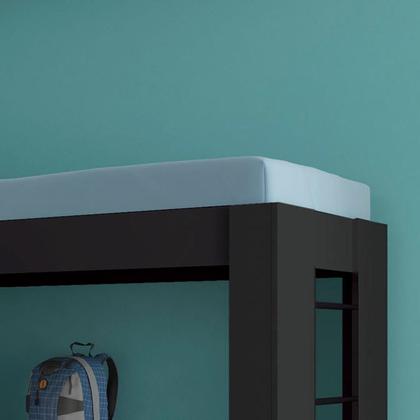 Imagem de Beliche Cama Auxiliar Ditália Treliche CM-15 Preto cozy