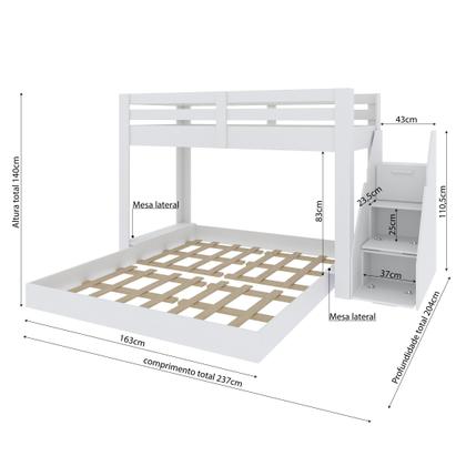 Imagem de Beliche Casal Montessoriano Family Star Plus Casatema