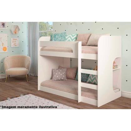 Imagem de Beliche Cimol Ema+2 Colchões Polar Gray D20 Branco