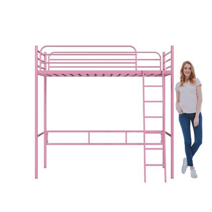 Imagem de Beliche em ferro Solteiro + Mesa de estudos - Bonnie