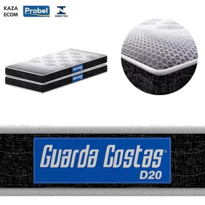 Imagem de Beliche Jaspe Reforçada com Colchão Probel Guarda Costas - Proteção Lateral Total Superior