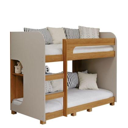 Imagem de Beliche Montessoriana 100% Mdf Com Pés 1 Prateleira Ema Cimol