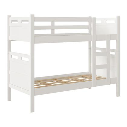 Imagem de Beliche Solteiro Compacta Com Escada Lateral Segura Vira Duas Camas Com 2 Colchões D33