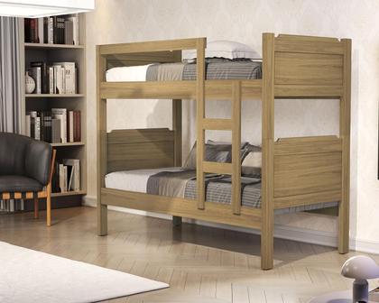 Imagem de Beliche Solteiro Muito Reforçada com Escada - Envio Rápido!