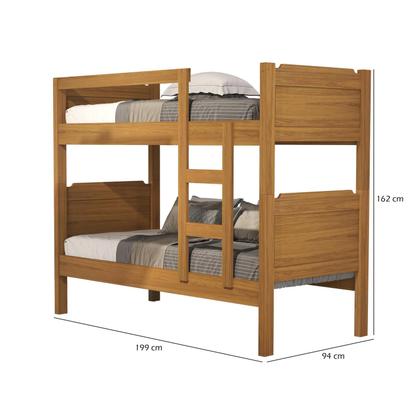 Imagem de Beliche Solteiro Muito Reforçada com Escada - Envio Rápido!