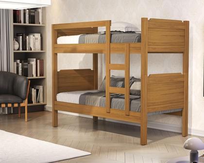 Imagem de Beliche Solteiro Muito Reforçada com Escada - Envio Rápido!