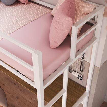 Imagem de Beliche Suspenso de Solteiro em Ferro Jolie