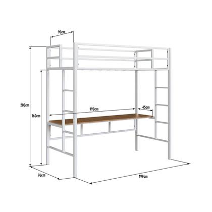 Imagem de Beliche Suspenso de Solteiro em Ferro Jolie