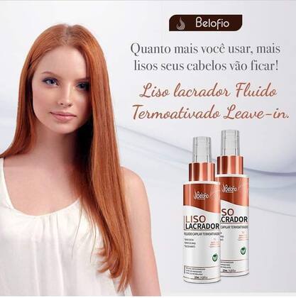 Imagem de Belofio Finalizador Liso Lacrador Fluido Capilar Termoativado Leave-In 120ml
