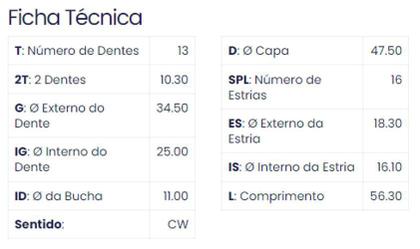 Imagem de Bendix Impulsor De Partida Bzm 1938 Fiat 13 Dentes Único