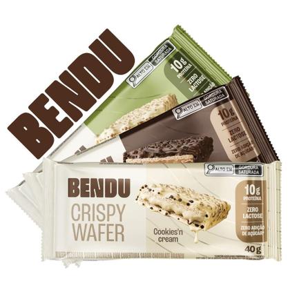 Imagem de Bendu crispy wafer kit 6 unid barrinha - zero lactose