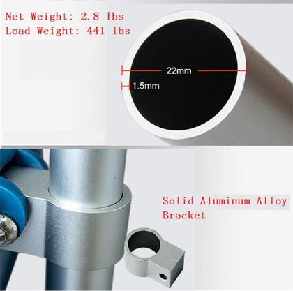 Imagem de Bengala dobrável com assento M-GYG Capacidade de 200 kg, altura ajustável