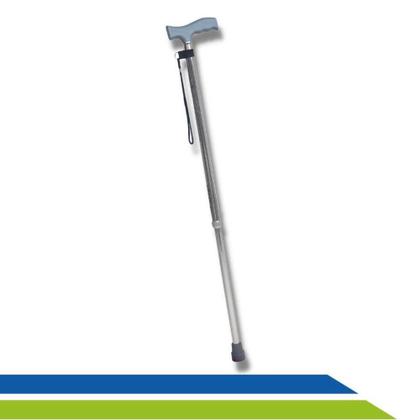 Imagem de Bengala Tipo T em Alumínio com Regulagem de Altura até 100 KG Hidrolight