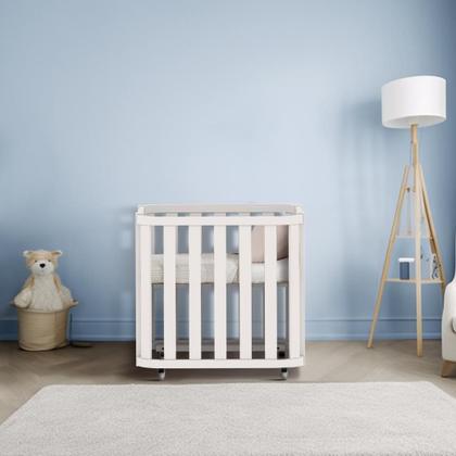 Imagem de Berço 3 em 1 de Bebê Branco Fosco Linha Evolutiva Loop Quater