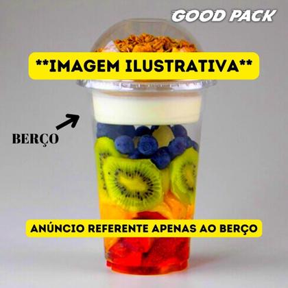 Imagem de Berço 4oz Pet Cristal para Copos Potes Good Pack - 120ml 98mm - 50 Unidades