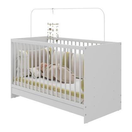 Imagem de Berço Americano 3 em 1 Bloom para Colchão 60x130cm Multimóveis  Transformável em Minicama e Sofá