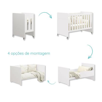 Imagem de Berço Americano 4 em 1 Evolution com 02 Colchões