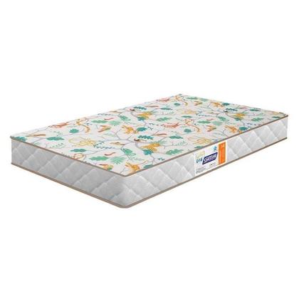 Imagem de Berço Americano 4315 Guarda Roupa 4340 Slim Branco Acetinado Com Colchão Gazin - Qmovi