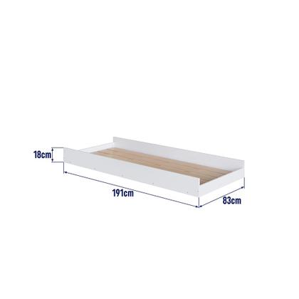 Imagem de Berço Americano Completa Móveis Branco Multifuncional Vira Cama com Cama Auxiliar Trocador e 3 Gavetas