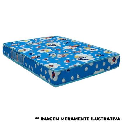 Imagem de Berço Americano Mini Cama 4300 Fantasia e Guarda Roupa com Cômoda 4970 Q Encanto Slim Branco Acetinado com Colchão Tend Tudo  Qmovi