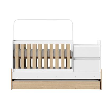 Imagem de Berço Cama Multifuncional Auri com 2 Gavetas e Cama Auxiliar Casatema MadeiraOriginals