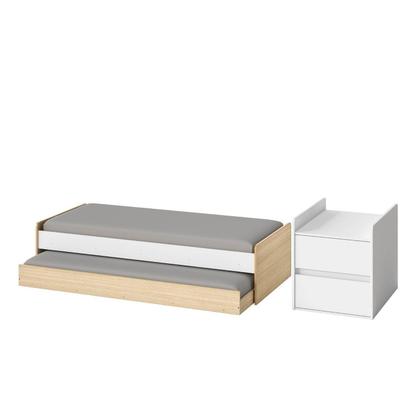 Imagem de Berço Cama Multifuncional Auri com 2 Gavetas e Cama Auxiliar Casatema MadeiraOriginals