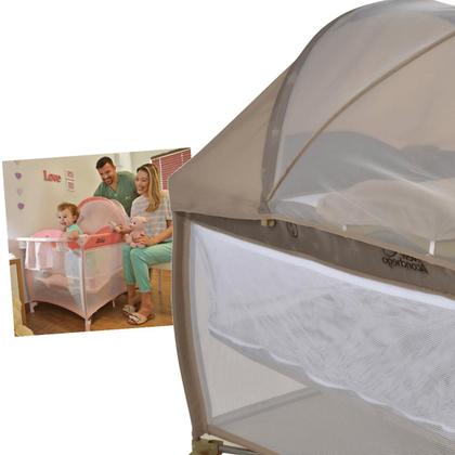 Imagem de Berço Cercado Desmontavel Burigotto New Aconchego Beige