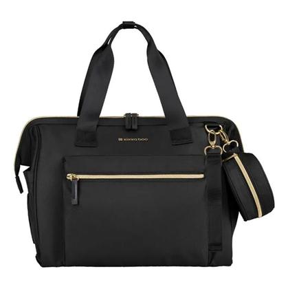Imagem de Berço cercado milk way black / preto e bolsa maternidade luxo maxi - kikka boo