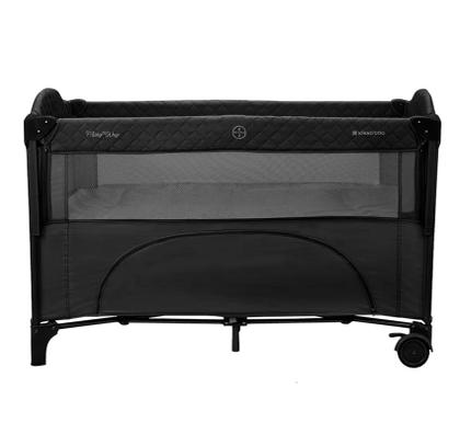 Imagem de Berço cercado milk way black / preto e bolsa maternidade luxo maxi - kikka boo