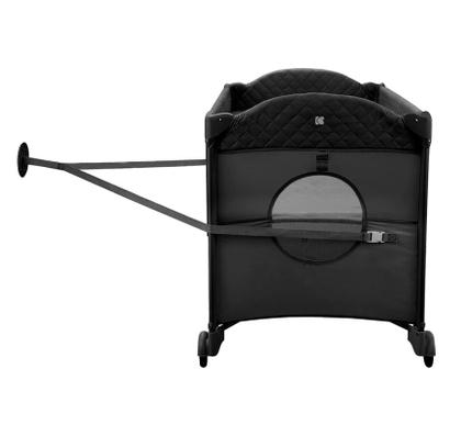 Imagem de Berço cercado milk way black / preto e bolsa maternidade luxo maxi - kikka boo