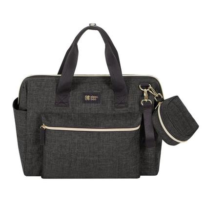 Imagem de Berço cercado milk way black / preto e bolsa maternidade luxo maxi - kikka boo