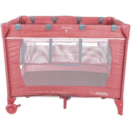 Imagem de Berço Cercado Relax Kiddo Melange Vermelho