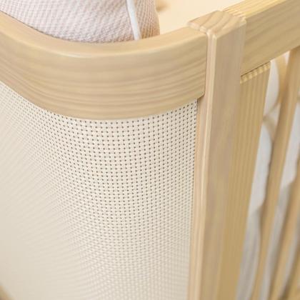 Imagem de Berço de Bebê com Palinha Linha Paglia 3 em 1 Quater Móveis