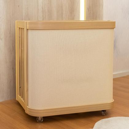 Imagem de Berço de Bebê com Palinha Linha Paglia 3 em 1 Quater Móveis