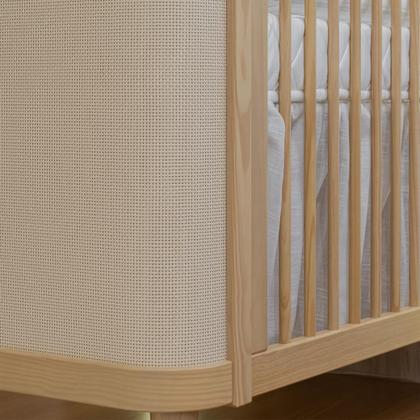 Imagem de Berço de Bebê com Palinha Linha Paglia 3 em 1 Quater Móveis